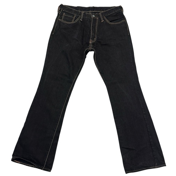 Tasuki Japan Jeans Men Size 33 (32x29) Black Heavy Twisted‎ Denim Made in Japan - Picture 1 of 9